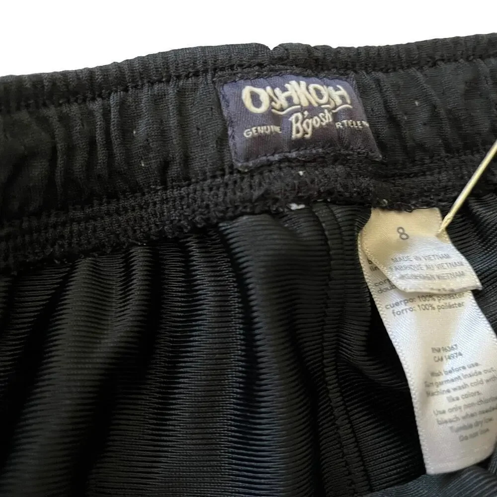 OshKosh B'Gosh Unisex Kids Black Athletic Running Shorts